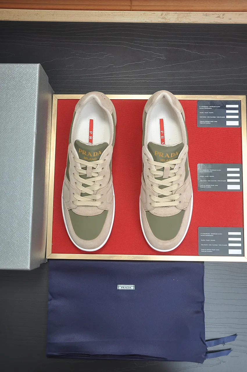 Men's shoes 💰580💶【PRADA】Top original, new season, high quality original goods, top imported calfskin with original imported glue, imported cowhide inside with original cowhide feet, original outsole! Quality guaranteed! Code 38-45 (45 customized)